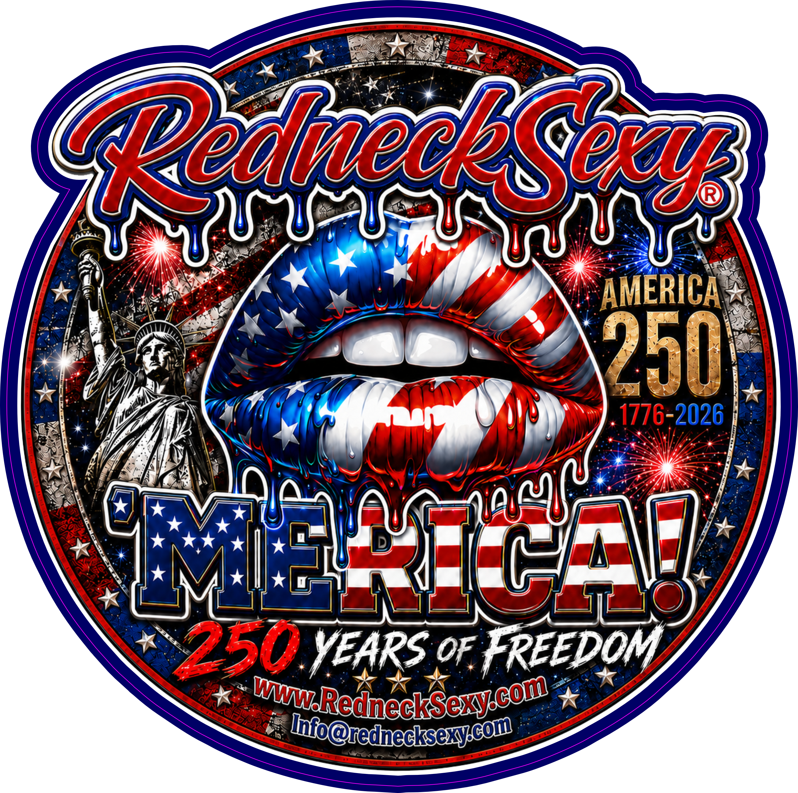 RedneckSexy® 'Merica 250 Years of Freedom